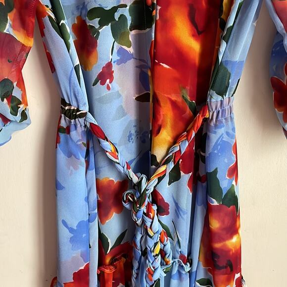 MISA Marsala Floral Shirtdress - Picture 8 of 16